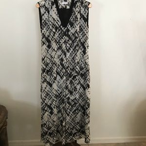 Vince silk maxi dress size Small